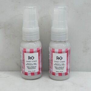 2x R+Co Candy Stripe Protect Prep & Detangle Spray Minis - Total 2 fl oz